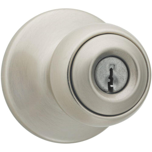 400P-15 - Kwikset Polo Satin Nickel Entry Door Knob