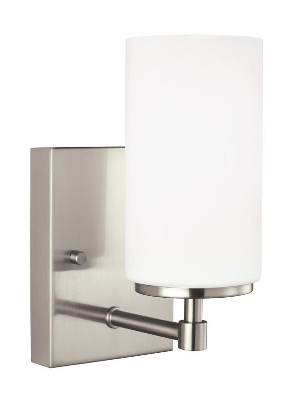 4124601-962 - Seagull Lighting Alturas Brushed Nickel Wall Sconce
