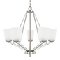414451PN-334 - Capital Lighting Baxley Polished Nickel Chandelier