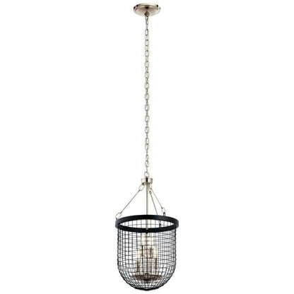 42375BK - Kichler Lighting Byatt Black 4 Light Cage Pendant