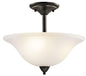 42879OZ - Kichler Lighting Nicholson Olde Bronze 3 Light Flush Mount