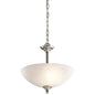 43641NIL16 - Kichler Lighting Jolie Brushed Nickel 15" Pendant