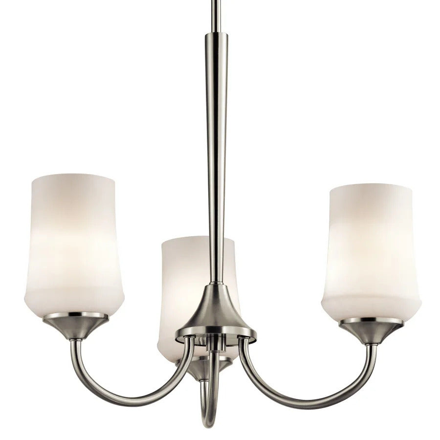 43664NI - Kichler Lighting Aubrey Brushed Nickel 3 Light Chandelier