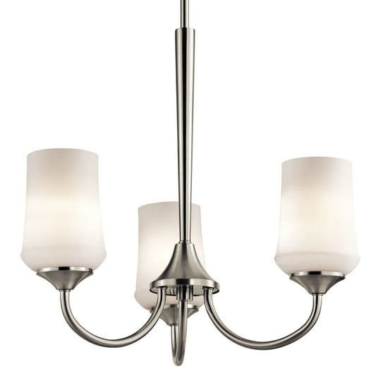 43664NI - Kichler Lighting Aubrey Brushed Nickel 3 Light Chandelier
