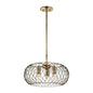 43958NBR - Kichler Lighting Devin Natural Brass 3 Light Pendant