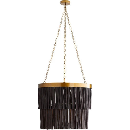 45082 - Arteriors Home Arya Antique Brass Pendant