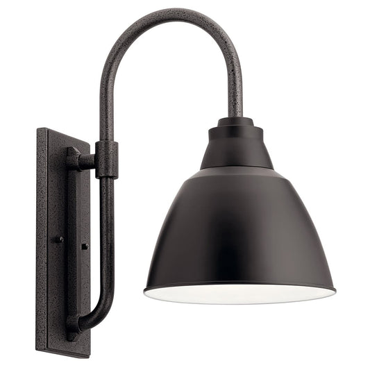 49837BK - Kichler Lighting Pellinord Black Outdoor Wall Light