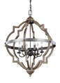 5124906-846 - Seagull Lighting Socorro Cerused Oak 6 Light Chandelier