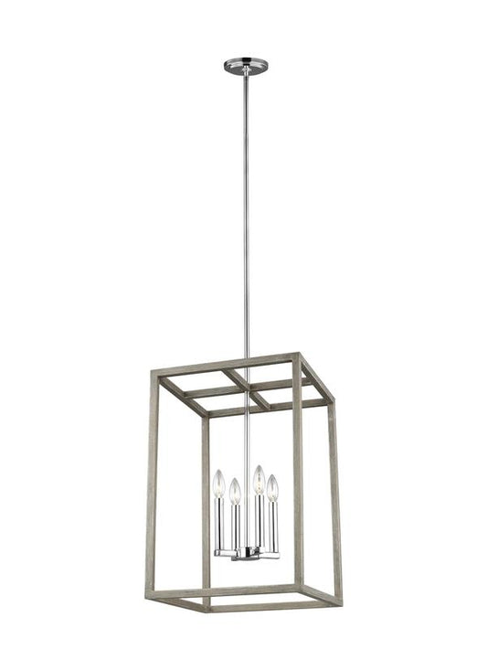 5134504-872 - Seagull Lighting Moffet Street Hall Foyer 4 Light Pendant