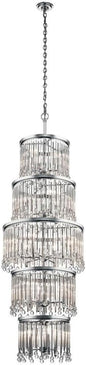 43758CH - Kichler Lighting Piper Chrome 18 Light Chandelier