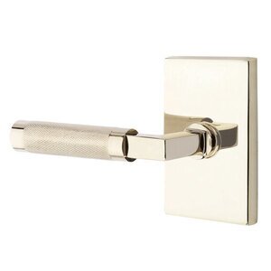 5212LSSMUS14-RH - Emtek Hardware L Square Polished Nickel Lever