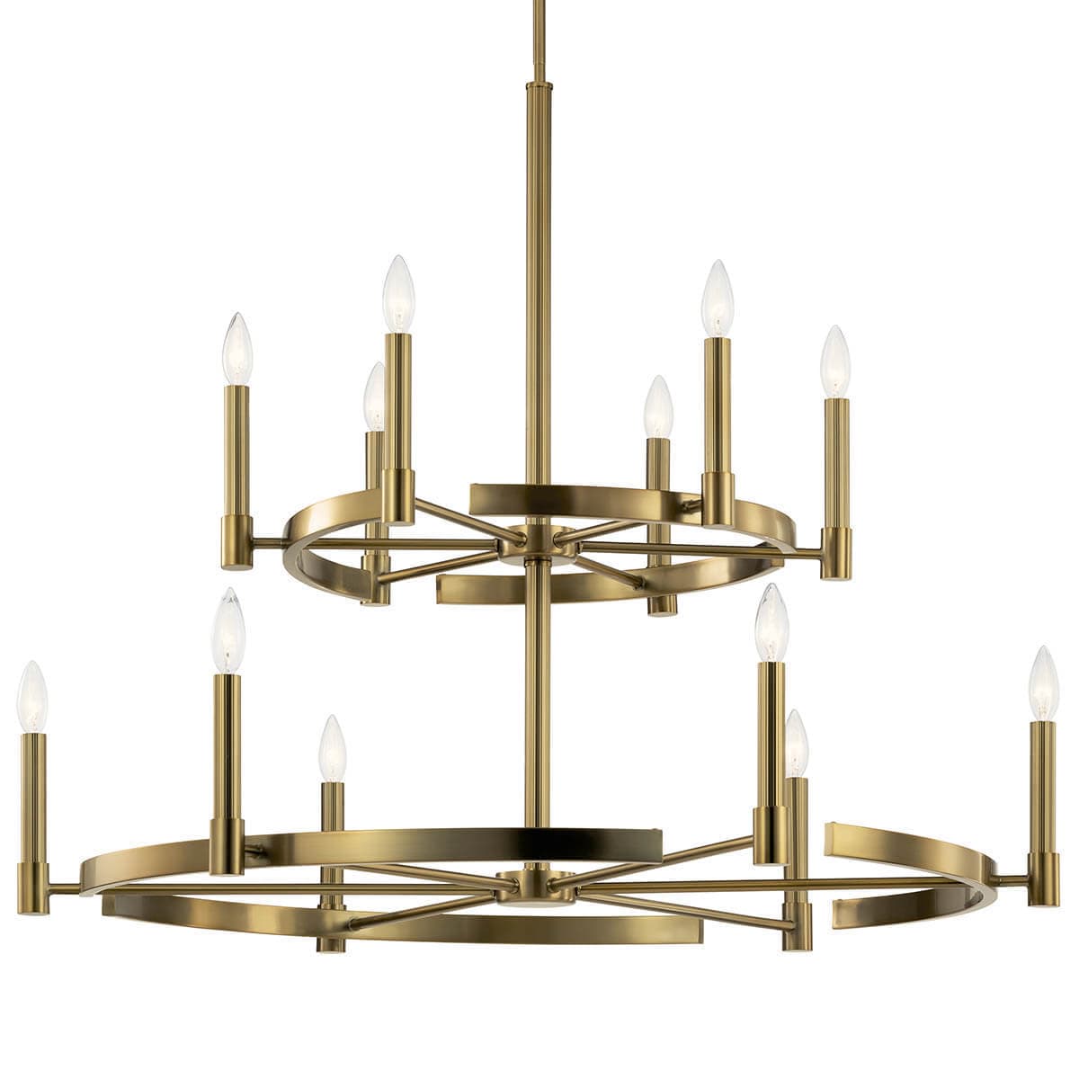 52428BNB - Kichler Lighting Tolani Brushed Natural Brass 12 Light Chandelier
