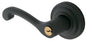 5248.190.LENT - Baldwin Hardware Satin Black Keyed Lever