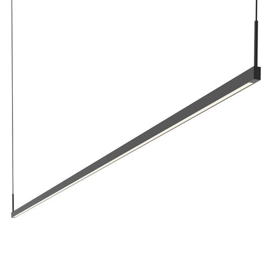 2816.25-8 - Sonneman Satin Black One Sided Thin-Line Pendant