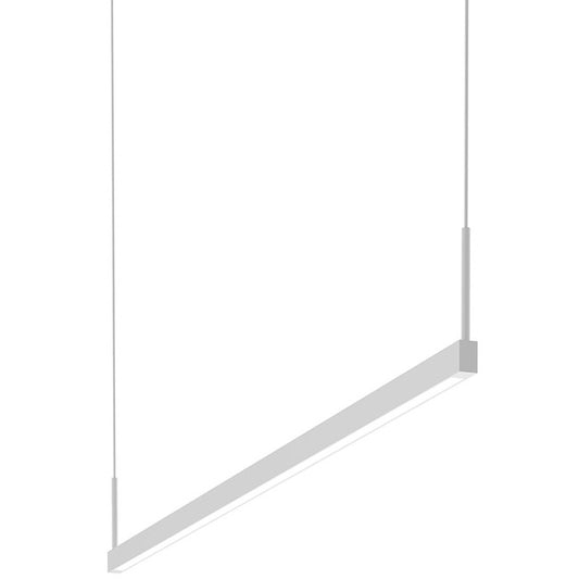 2818.03-4 - Sonneman Satin White Two Sided Thin-Line Pendant