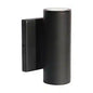 Nuvo 62-1142R1 Two Light Outdoor Wall LED Up-and-Down Sconce, 10W 120-277V, Black, Small