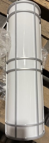 DL-CAM24X8-BN-217ER-WMT  - Brushed Nickel Partial Circle Wall Sconce