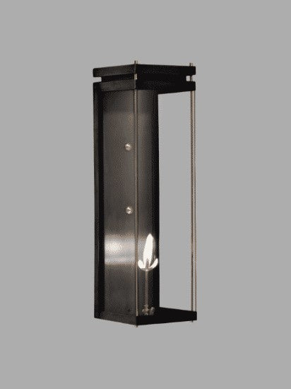 COPPERSMITH FAU30G 28" AUSTIN FLUSH SINGLE BURNING GAS WALL LANTERN