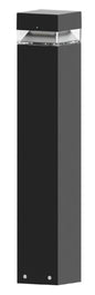 Q-LIGHT IRON GRAY 38'' BOLLARD WITH PHOTOCELL