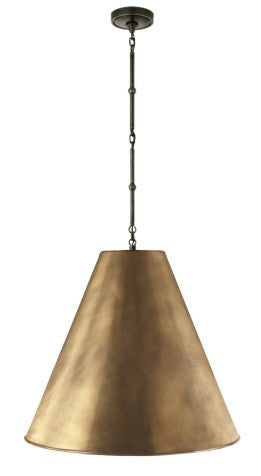 TOB 5014BZ-HAB Goodman Large Hanging Lamp 2 Light 24.5 inch