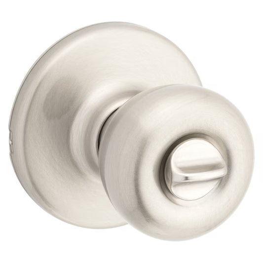 300T-15 - Kwikset Tylo Satin Nickel Privacy Door Knob with Lock