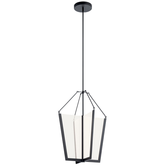 52292BKLED - Kichler Lighting Calters Black Pendant