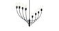 52255BK - Kichler Lighting Hatton 8 Light Black Chandelier