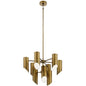 52162NBR - Kichler Lighting Trentino Natural Brass 9 Light Chandelier