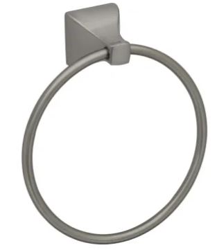 Taymor Industries 04-30604SN Dixon 7in Dia Towel Ring, Satin Nickel