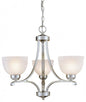 1423-84 - Brushed Nickel 3 Lt. Paradox Chandelier - Minka Lavery - IN STOCK LIGHTING - Chandelier