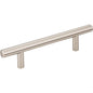 Hardware Resources 156SN Naples 3 3/4" Center to Center Cabinet Bar Pull,  Satin Nickel
