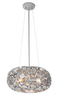 Varaluz 165C03SNV Fascination 3 Light 18 inch Pendant, Nevada Silver