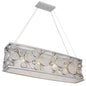 Varaluz 165N04MS Fascination 4 Light 36 inch Pendant, Metallic Silver