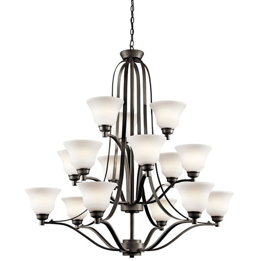 1789OZ - Langford 15 Light 42 inch Olde Bronze Chandelier