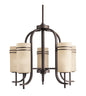 2180OZ - Olde Bronze 5 Lt. Sombra Chandelier - Kichler - IN STOCK LIGHTING - Chandelier