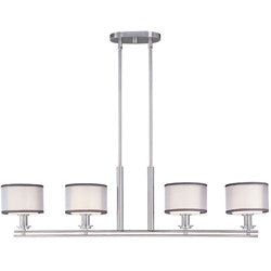 23039SWSN - Satin Nickel 4 Lt. Orion Island Light - Maxim - IN STOCK LIGHTING - Island Lights