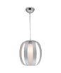 C23425ALUOPLEN1118BS -  Helix Pendant in Aluminum Finish