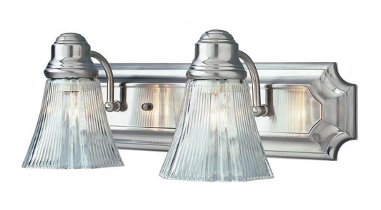 2502 BN - Brushed Nickel 2 Lt. Arenta Bath Vanity - Trans Globe Lighting - IN STOCK LIGHTING - Vanities