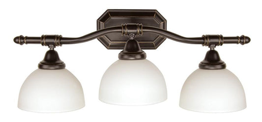 2523 ROB - Rubbed Oil Bronze 3 Lt. Bull Nosed Bath Vanity - Trans Globe Lighting - IN STOCK LIGHTING - Vanities
