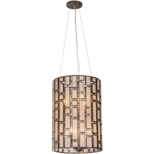 Varaluz Lighting 255F06NB Harlowe 14 inch Pendant, New Bronze