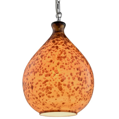 Varaluz 274M01C French Quarter 1 Light Mini Pendant, Tortoise Shell Art