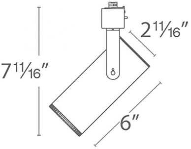 WAC Lighting J-2020-930-BK LED2020 Silo X20 Beamshift Head