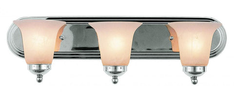 3503 PC - Polished Chrome 3 Lt. Morgan House Bath Vanity - Trans Globe Lighting - IN STOCK LIGHTING - Vanities