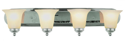 3504 PC - Polished Chrome 4 Lt. Morgan House Bath Vanity - Trans Globe Lighting - IN STOCK LIGHTING - Vanities