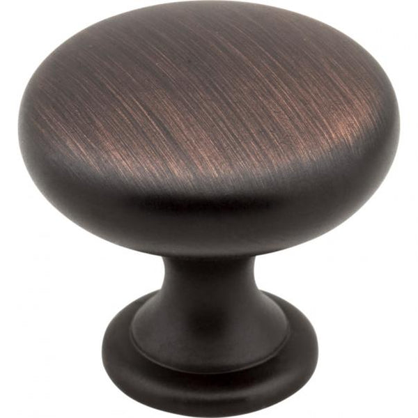 Hardware Resources 3910DBAC Madison 1 3/16" Mushroom Knob, Brushed Oil Rubbed