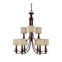 3919BB-450 - Midtown Burnished Bronze 9 Light Chandelier