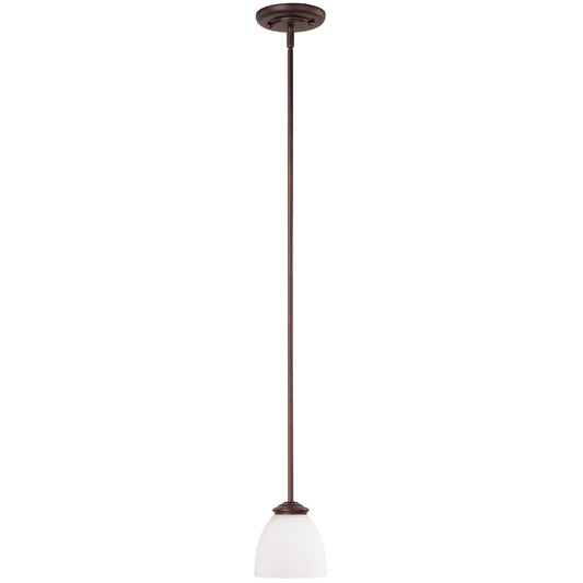 Capital Lighting 3941BB-202 Chapman 1 Light 6 inch Burnished Bronze Mini-Pendant Light