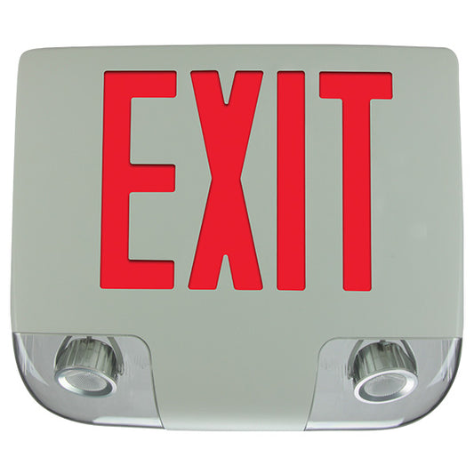 Exitronix 400C-2-WW Die-Cast Aluminum LED Exit Combo