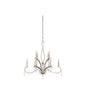 Capital Lighting 4060BS-000-CR Elan 10 Light 32 inch Chandelier, Brushed Silver