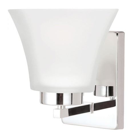 4111601-05 - Chrome 1 Lt. Bayfield Wall Sconce - Sea Gull Lighting - IN STOCK LIGHTING - Wall Sconce
